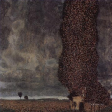 The Big Poplar II Gustav Klimt Oil Paintings